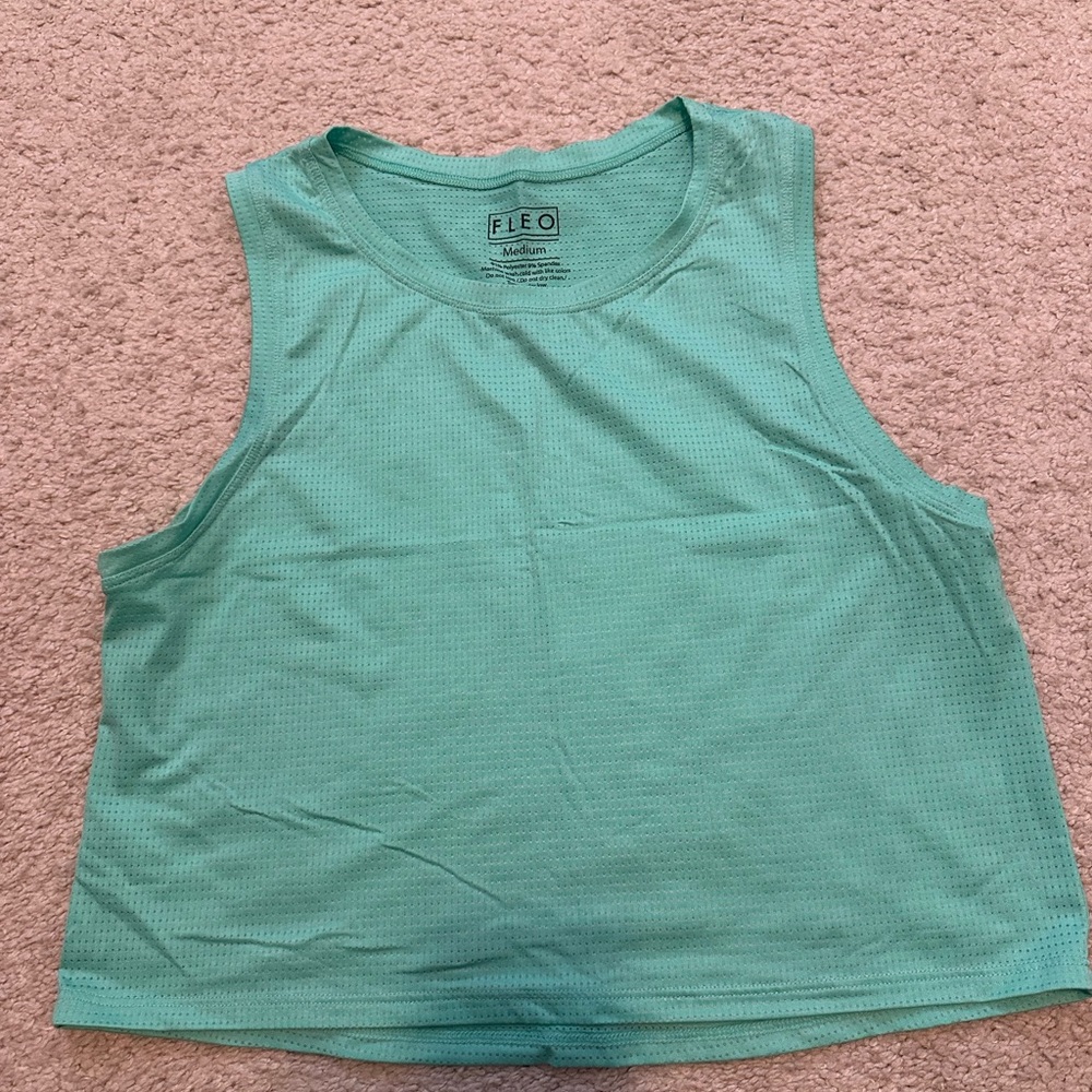 Fleo Women's Green Tank Top